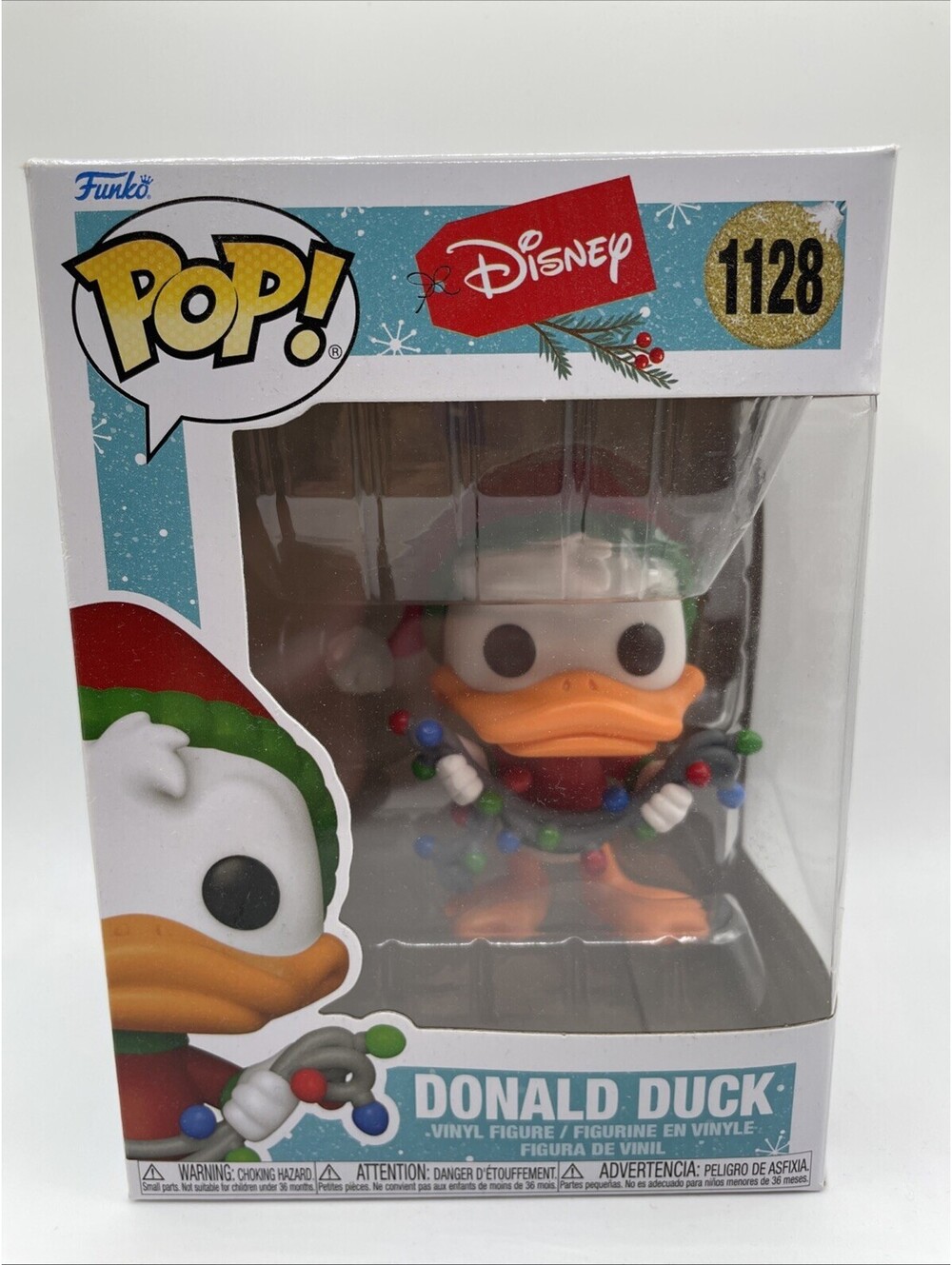 Disney's Holiday Donald Duck Funko Pop #1128 Vinyl Figure Brand New!